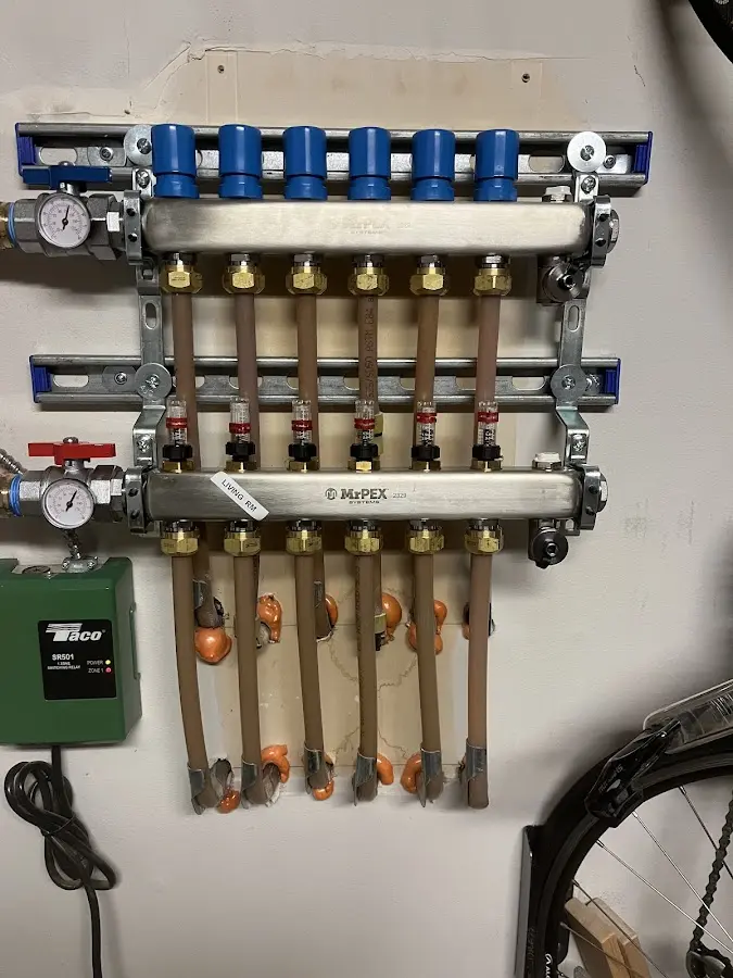 Plumber performing Leak Detection at a residential property in Simpsonville